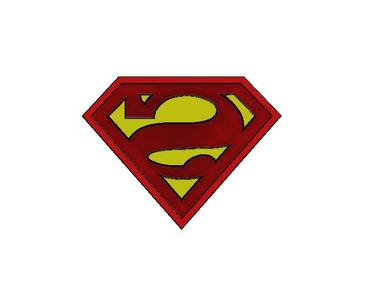 Superman Stamp – 3D Printable Design