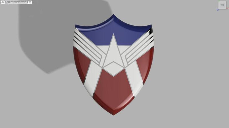 Battle Star Shield (oni18064)