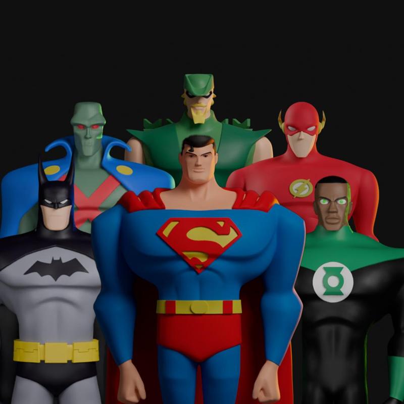 JUSTICE LEAGUE UNLIMITED COMBO