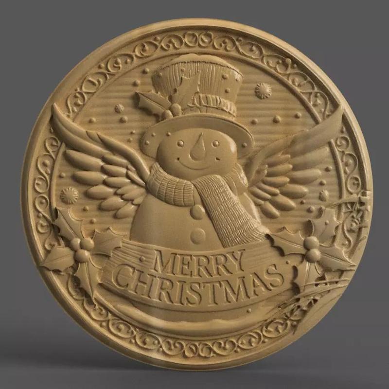 ice man merry Christmas Ornament Tree Wall Art Keychain  clock