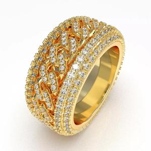 SpinnerRing Bundle Rotatable Wide Chain sizes  6-7-8-9-11-12 3D Model Collection