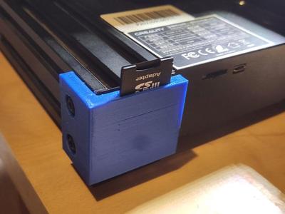 SD Adapter Mount for Ender 3 (or 2040 Extrusion)
