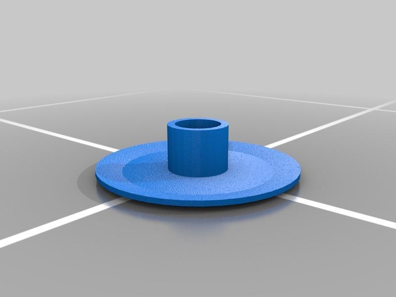 Sliding tube cap or tube foot for 0.85" OD tube