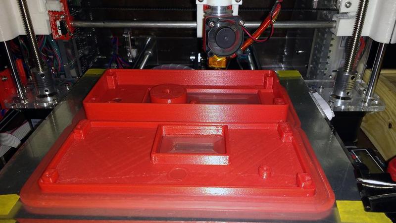 Sunhokey prusa i3 Print with ABS heated ordinary Sodalime glass and strongest hair spray.