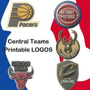 USA Central Basketball Teams Printable Logos