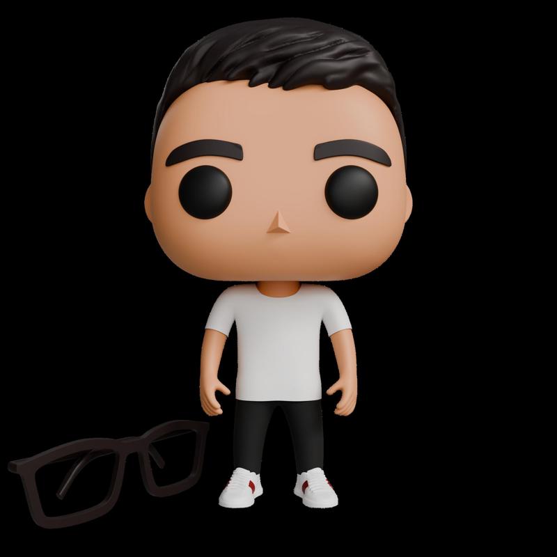 Funko pop man glasses