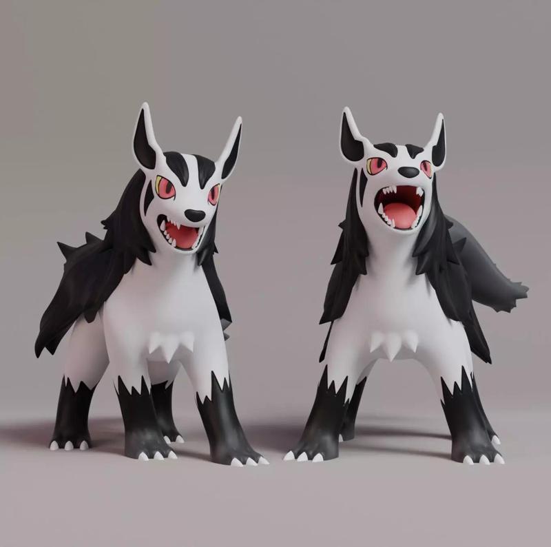 Pokemon - Mightyena with 2 poses