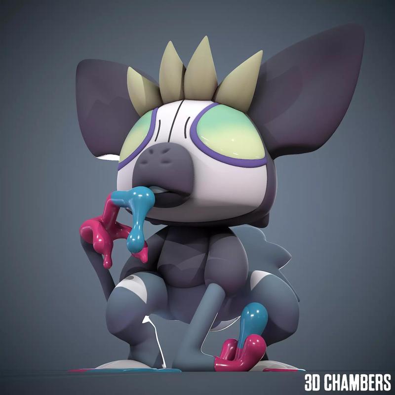 Pokemon Scarlet Pokemon Violet - Grafaiai STL