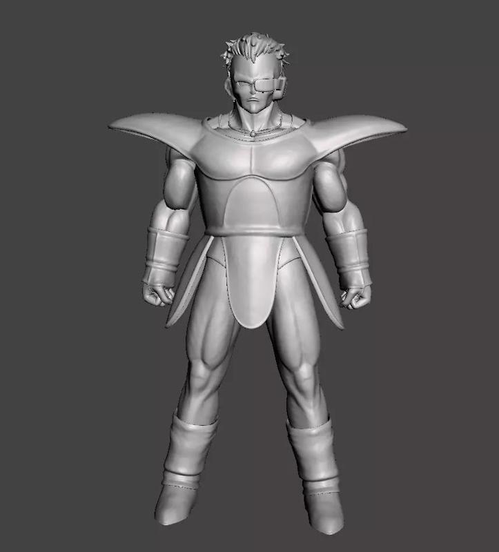 Daiz 3D Model dragon ball character