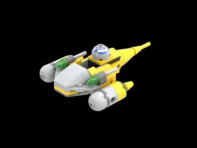 Star Wars Naboo Starfighter N1 Microfighter 75223 (no minifigure)
