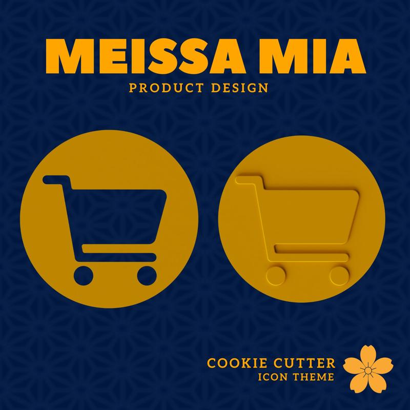Sweet Deals Ahead – Shopping Cart Cookie Cutter 3D Print File
