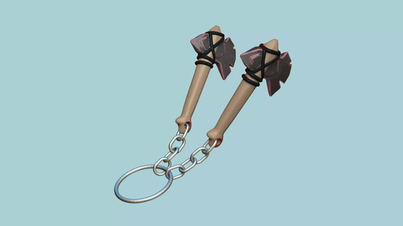 Bear Paw Keychain - Albion Online Weapon Pendant