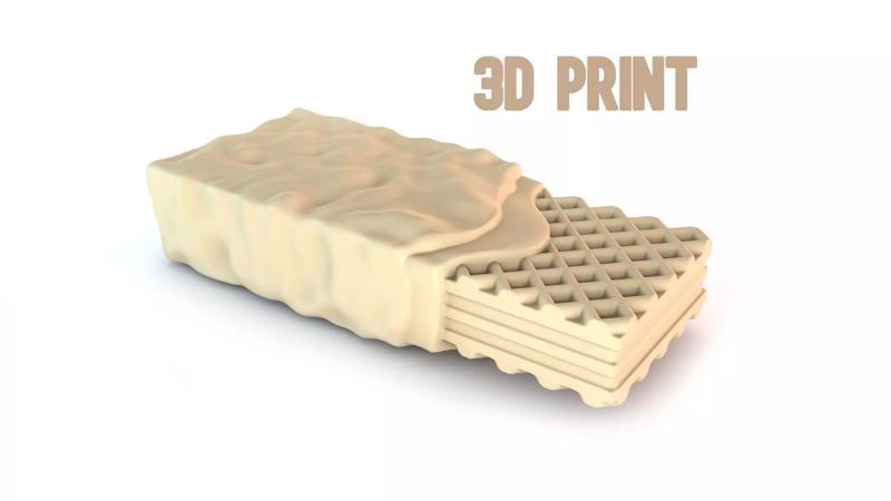Chocolate wafer crunch 3d printable model
