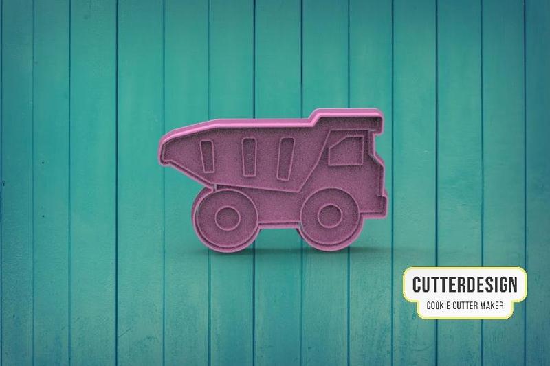 Truck Truck Cookie Cutter M1
