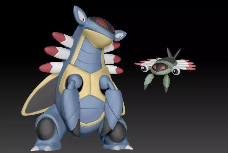 Pokemon Anorith and Armaldo