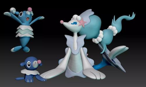Pokemon Popplio Brionne Primarina