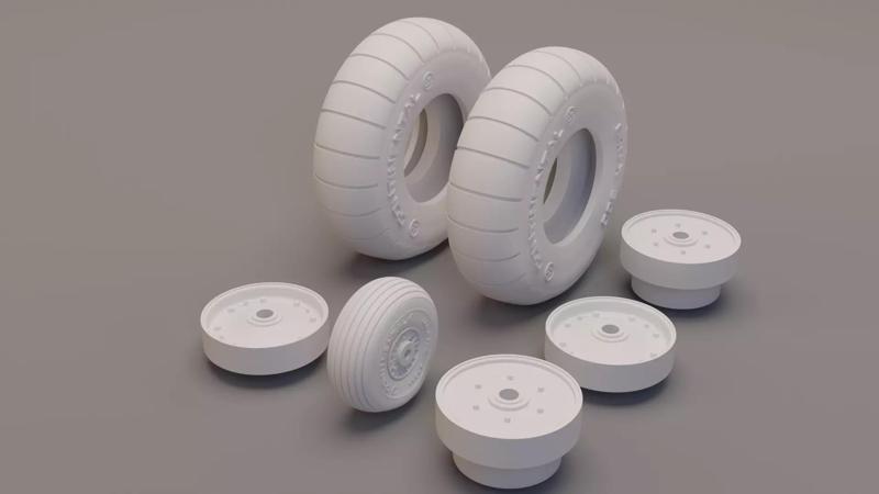 Ju-87 Stuka Wheel Set