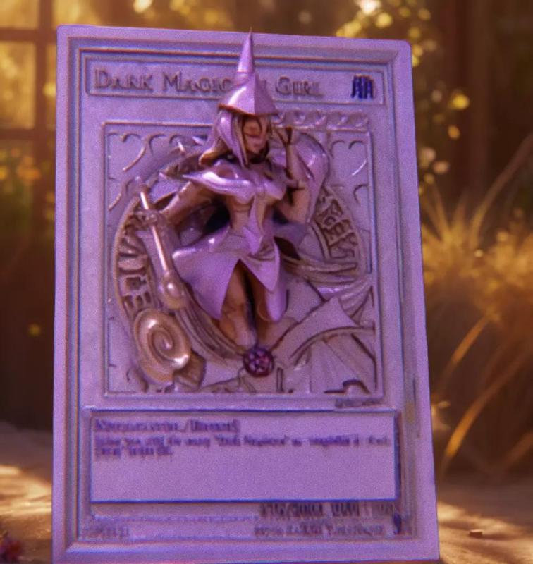 Dark Magician Girl Custom 3D Printing File YuGiOh TCG