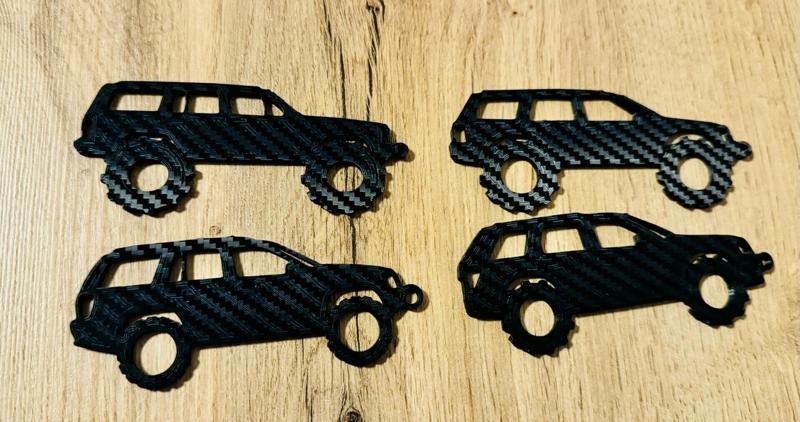 Jeep XJ, ZJ, WJ, WK OFF-Road Keychain