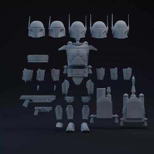 Mandalorian Pre-Vizla and Specialist One-Twelfth Scale Kit