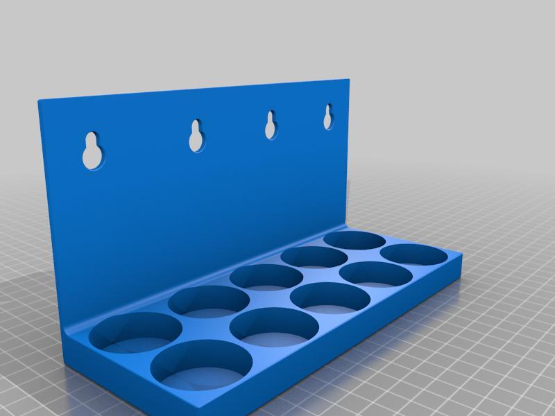 Hanging Craft Paint Bottle Holder