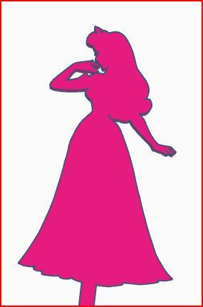 CAKE TOPPER - Aurora - Sleeping Beauty