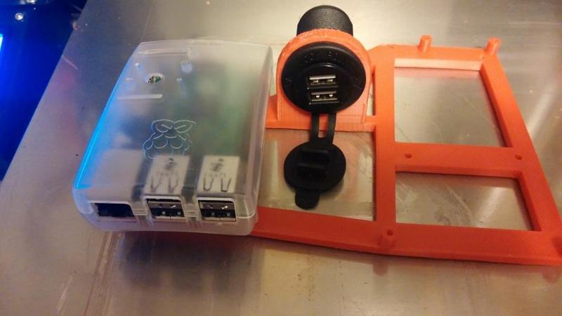 NCS P3-v Steel Raspberry Rumba With Power port mount for P3 steel