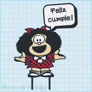 Topper Cake / Cake Decoration Mafalda