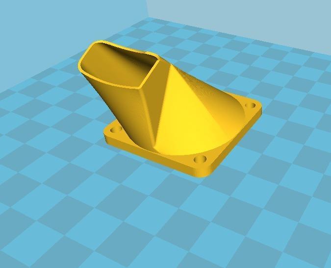 Printrbot simple metal fan shroud