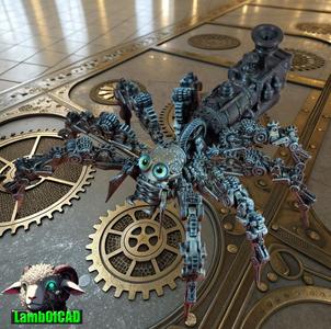 Steampunk Jumping Spider
