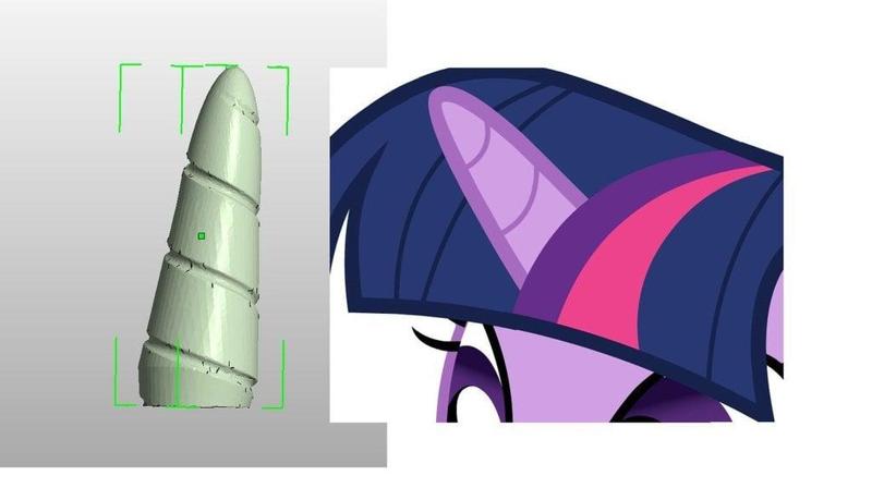 Cosplay Unicorn Horn (inspired by My Little Pony)