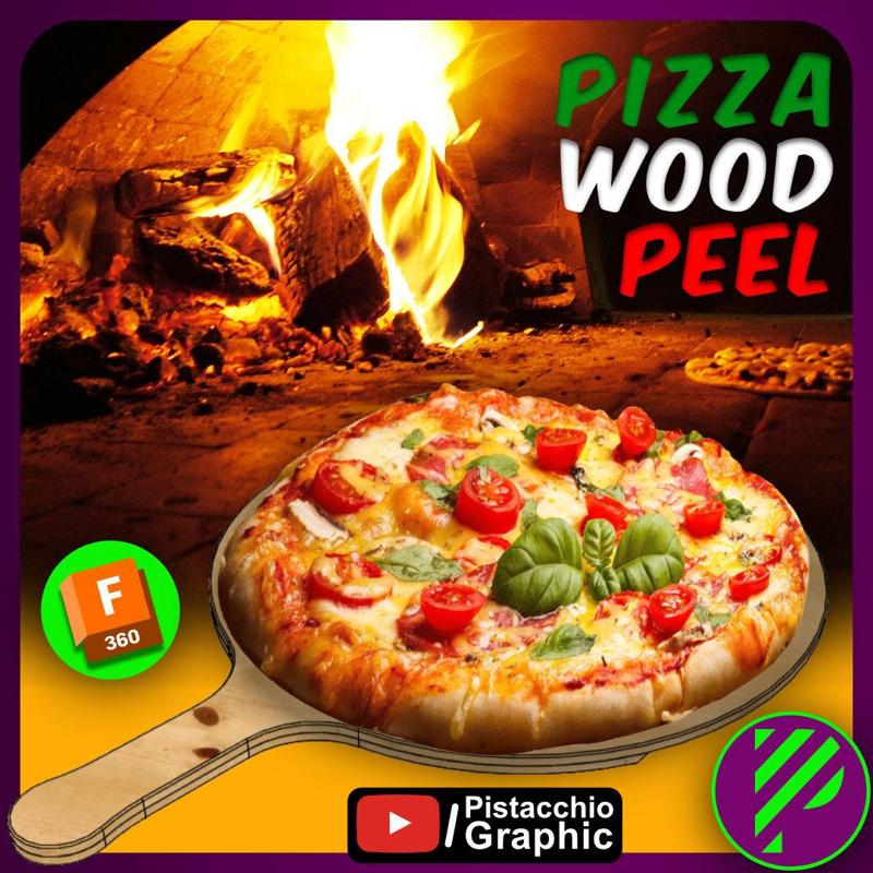 Pizza Wood Peel + Technical Drawing EBook