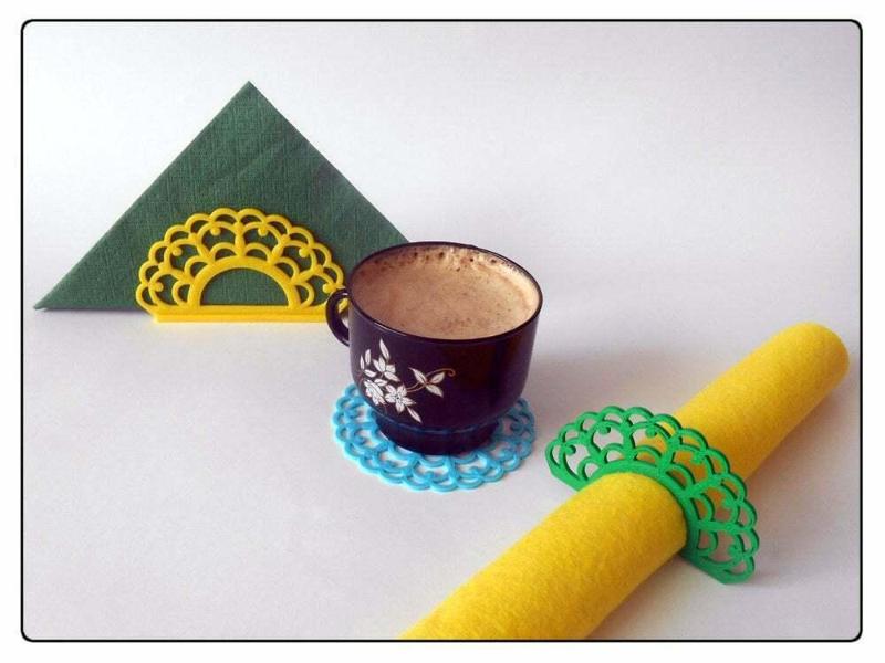 Napkins holder "Lace"