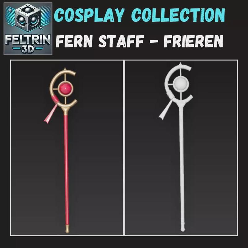 Fern Staff - Frieren Anime - Cosplay Staff