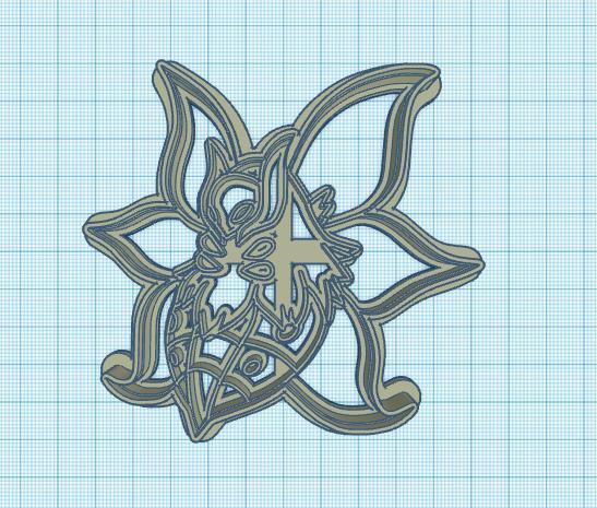 Pokemon: Volcarona Cookie Cutter