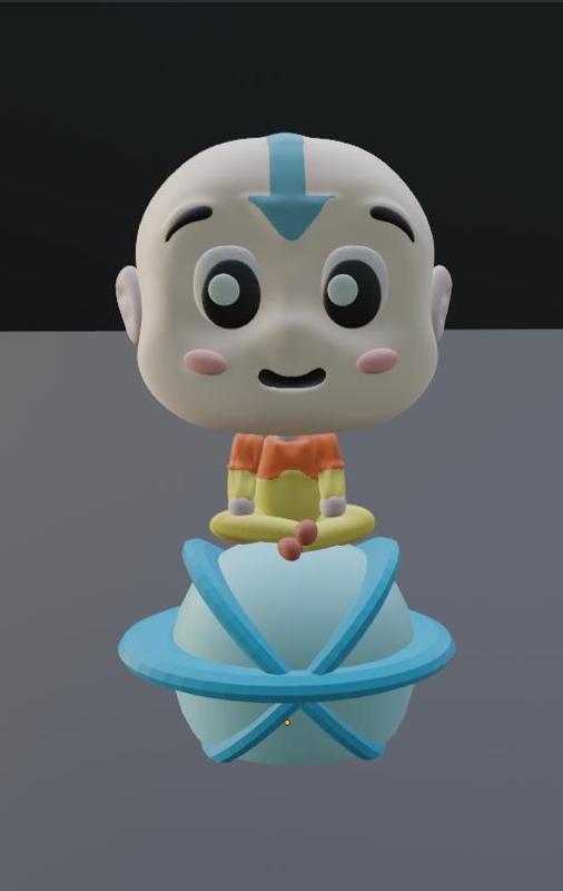 Aang chibi Avatar FanArt The last air bender