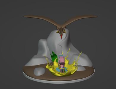 Poke battle Staraptor vs Porygon