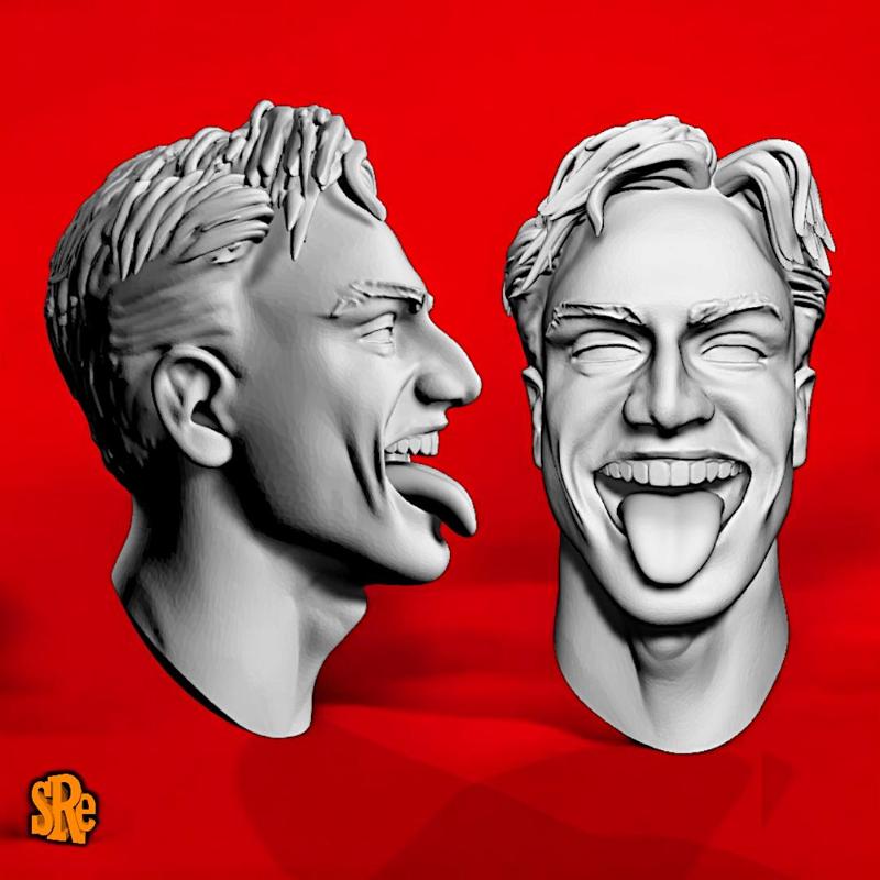 HEAD Kenan Yildiz Tongue Stick Out Celebration - Forward Turkey