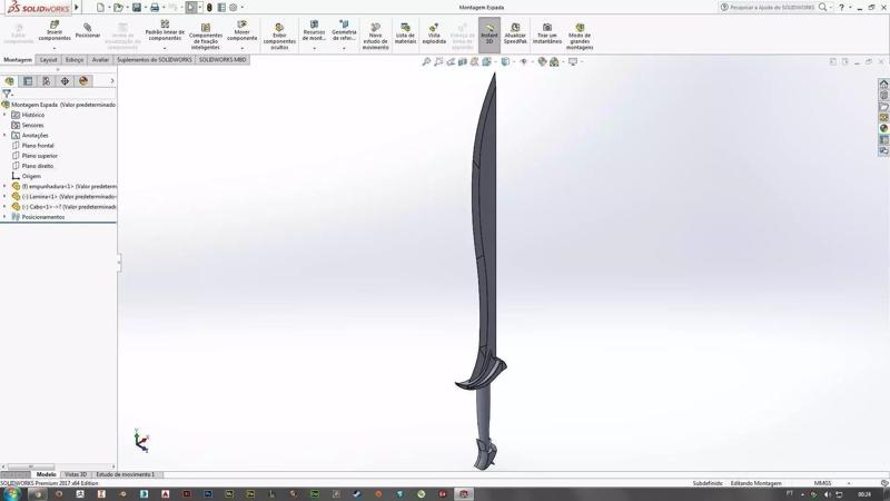 Orcrist 3D print sword
