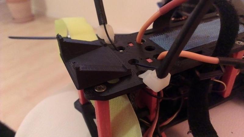 SJ4000 - 20 degree tilted mount for FPV quadcopter