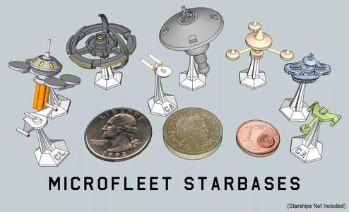 MicroFleet Starbases and Outposts Pack