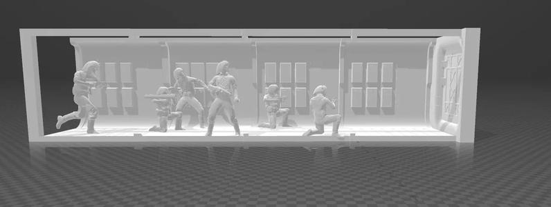 Star Wars Tantive IV Diorama