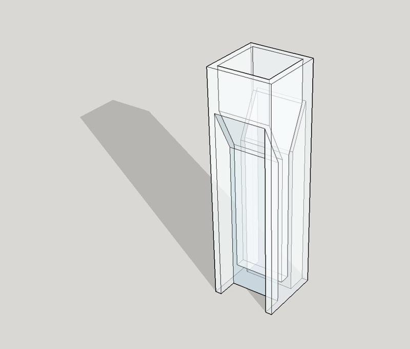 Thin style cuvette