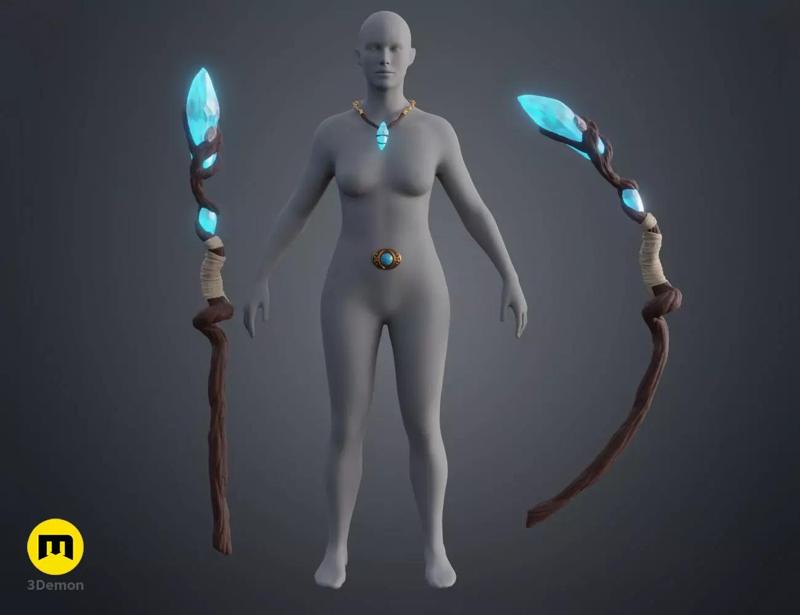 Kena Bridge of Spirits - Staff Bow and Accessories