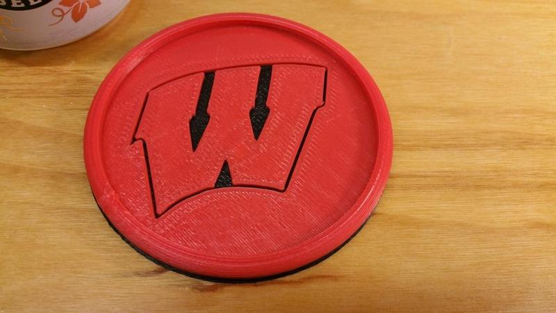 Wisconsin Badgers Coaster