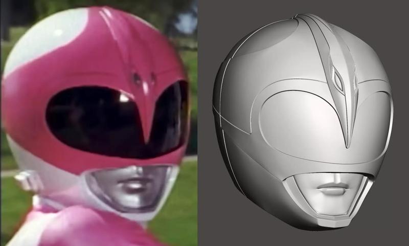 Pink Power Ranger Helmet