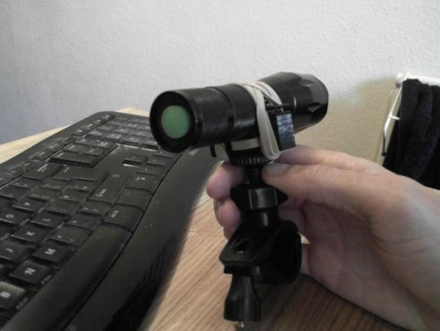 Cree Ultrafire torch holder bike mount V2