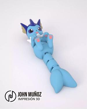 Vaporeon Articulated Version and Keychain