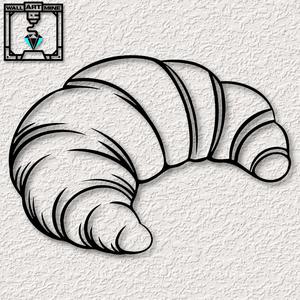 realistic food wall art croissant wall decor food decoration