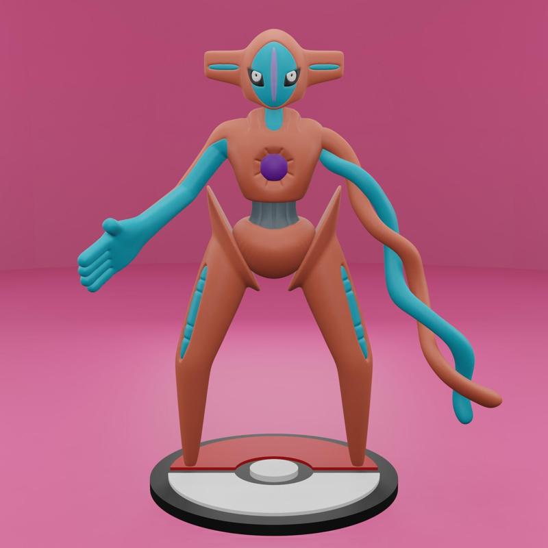 Pokemon No. 386 Deoxys (Normal Forme)